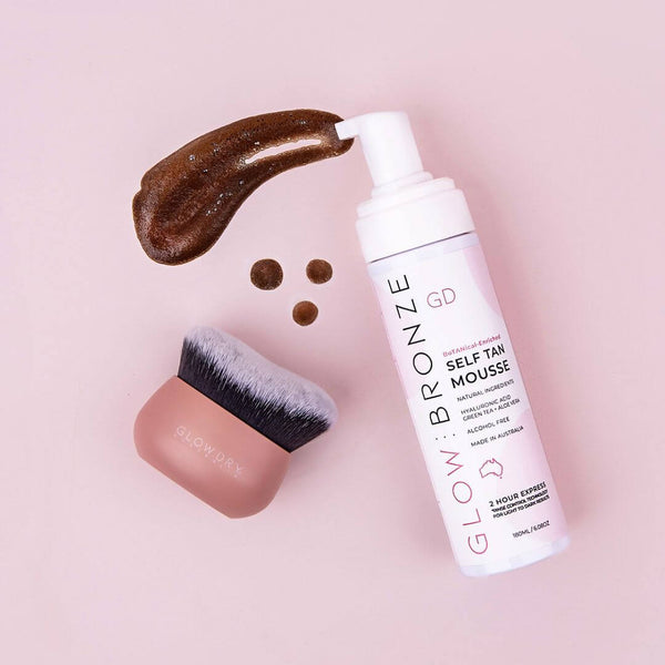'Buff & Blend' Tanning Brush - GlowDry Australia