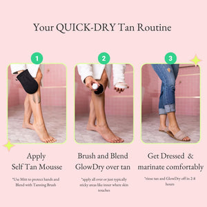 Quick-Dry Tanning Kit