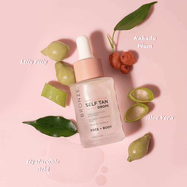 GlowBronze - Self Tan Face & Body 'GLOW' Drops - GlowDry Australia