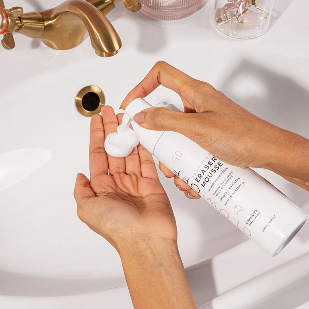GlowOff - Express Self Tan Eraser Mousse - GlowDry Australia