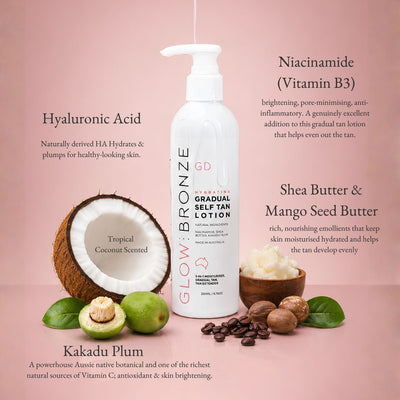 Hydrating Gradual Self Tan Lotion - GlowDry Australia