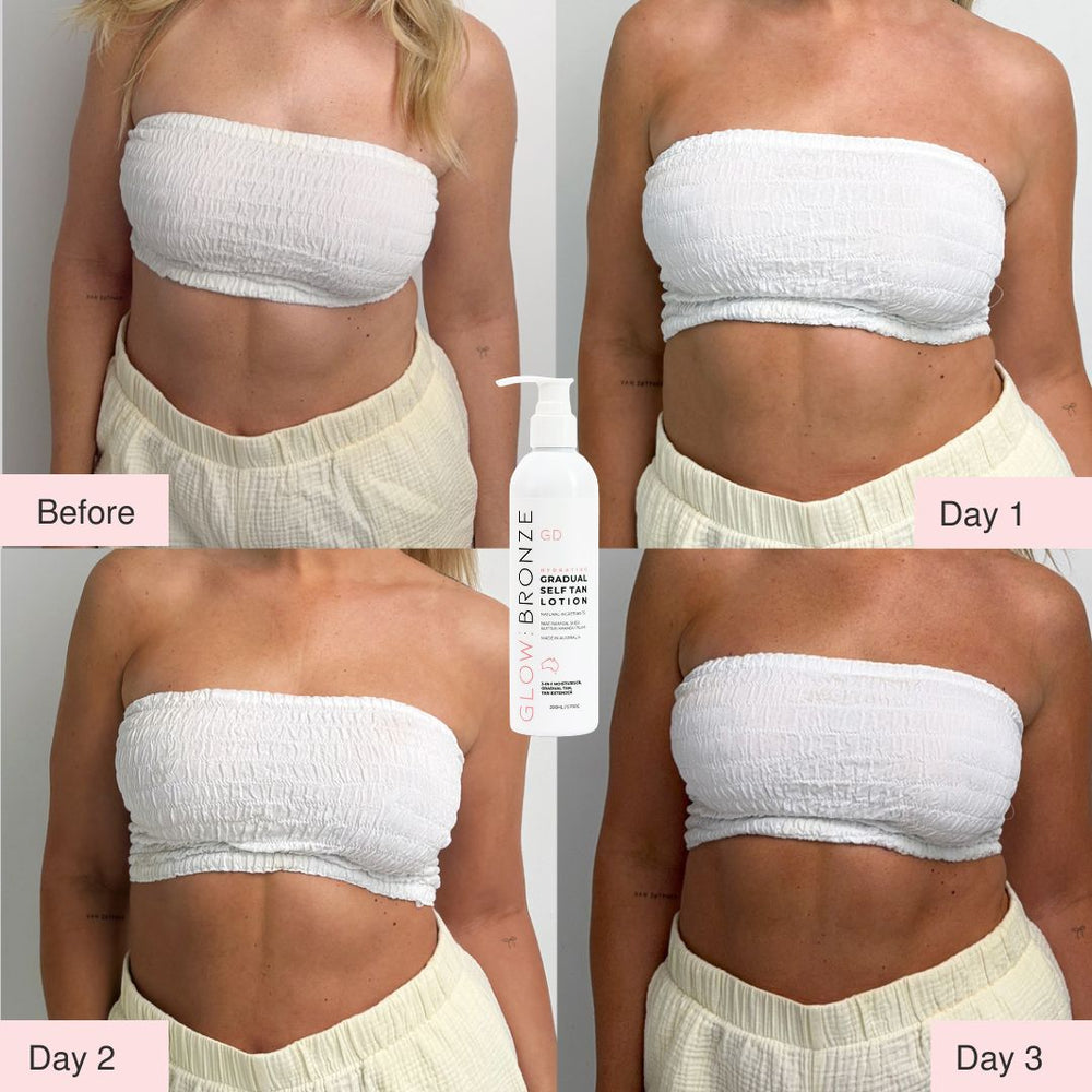 Hydrating Gradual Self Tan Lotion - GlowDry Australia