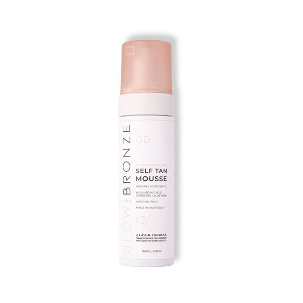Natural Self Tanning Mousse 180ml - GlowDry Australia