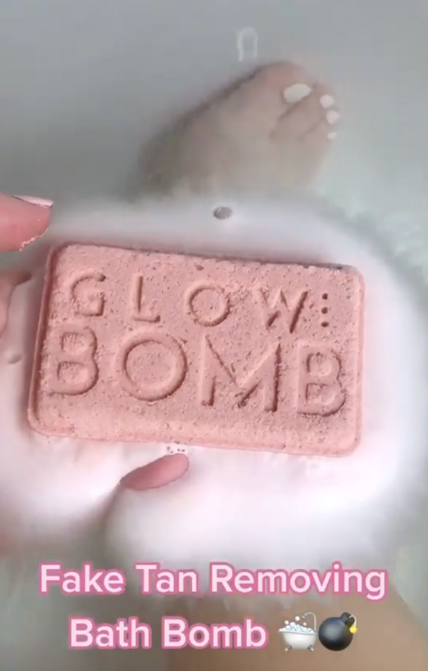 fake tan remover bath bomb