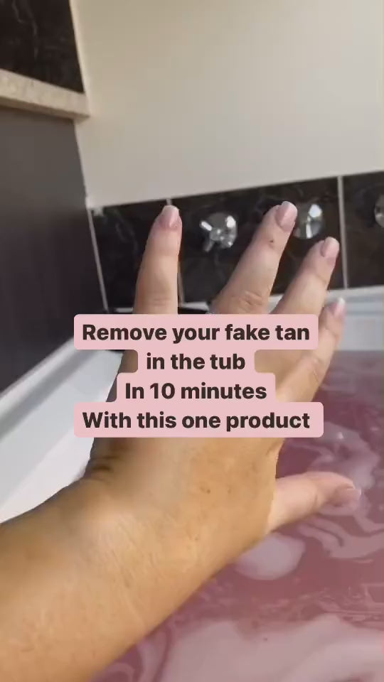 fake tan remover bath bomb