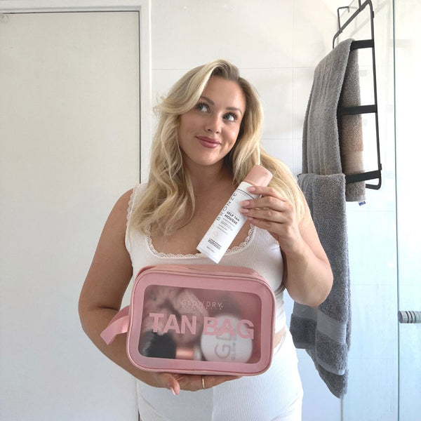 'TANBAG' Luxe Cosmetic Bag - GlowDry Australia